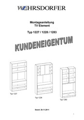 Wehrsdorfer 1283 Montageanleitung