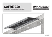 Motorline professional COFRE 260 VOLANTE Handbuch, Installationsanleitung