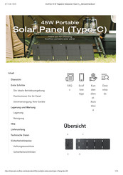 EcoFlow EF-Fold-P045-DT Bedienungsanleitung