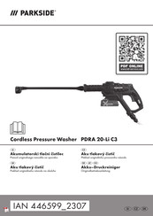 Parkside PDRA 20-Li C3 Originalbetriebsanleitung