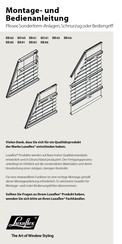 LuxaFlex BB60 Montage- Und Bedienanleitung