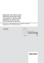 STIEBEL ELTRON 071330 Bedienung Und Installation
