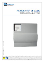 Zehnder Pumpen RAINCENTER 25 BASIC Gebrauchsanleitung