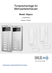 UHLIG INTERCOM Nippon Kurzanleitung