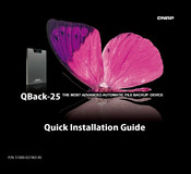QNAP QBack-25 Kurzinstallationsanleitung