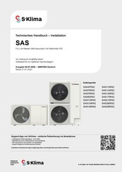 S-Klima SAS124RN2 Installations- Und Technisches Handbuch