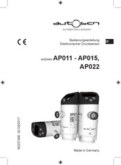 autosen AP015 Bedienungsanleitung