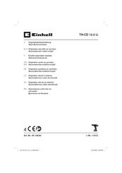 Einhell TH-CD 12-2 Li Originalbetriebsanleitung
