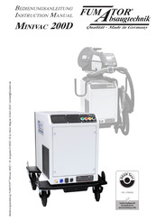 Ewm FUMATOR MINIVAC 200D Bedienungsanleitung