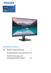Philips 275S9 Bedienungsanleitung