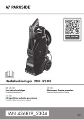 Parkside PHD 170 D2 Originalbetriebsanleitung