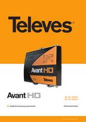 Televes Avant HD 532910 Bedienungsanleitung