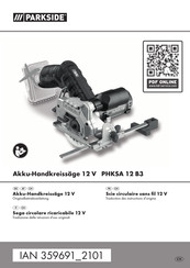 Parkside PHKSA 12 B3 Originalbetriebsanleitung