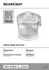 Silvercrest 498415 2204 Bedienungsanleitung
