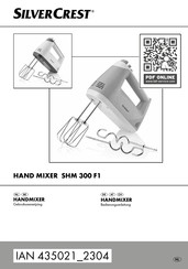 Silvercrest SHM 300 F1 Bedienungsanleitung