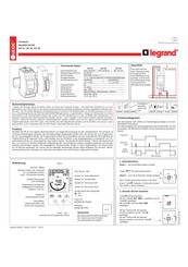 LEGRAND 037 82 Bedienungsanleitung