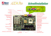 Aopen AX34 Pro Schnellinstallation