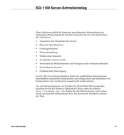 SGI 1100 Schnelleinstieg