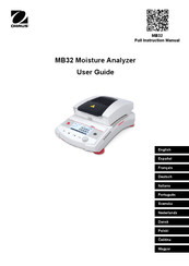 OHAUS MB32 Bedienungsanleitung