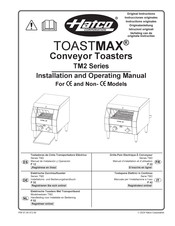 Hatco TOASTMAX TM2 Serie Originalanleitung