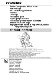 Hikoki C 12LSH Bedienungsanleitung