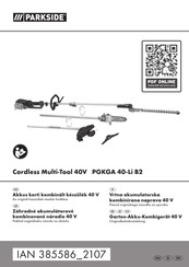 Parkside PGKGA 40-Li B2 Originalbetriebsanleitung