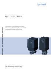 bürkert 3285 Bedienungsanleitung