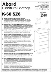 Akord K-60 SZ6 Montageanleitung