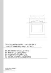 Amica EHCX 933 200 S Bedienungsanleitung