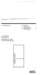 AEG SCE81826TS Benutzerinformation