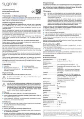 Sygonix 3210676 Bedienungsanleitung