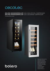 Cecotec BOLERO GRANDSOMMELIER 1250 COOLCRYSTAL COMPRESSOR Bedienungsanleitung