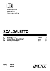 Imetec R1401 Bedienungsanleitung