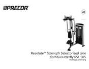 Precor Resolute Strength Selectorized Line RSL 505 Montageanleitung