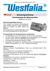 Westfalia 31 52 42 Bedienungsanleitung