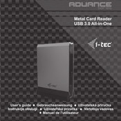 i-tec U3CRMETAL Bedienungsanleitung