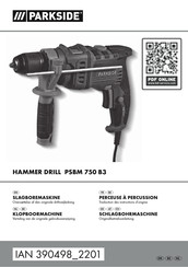 Parkside PSBM 750 B3 Originalbetriebsanleitung