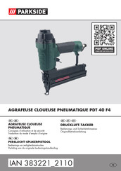 Parkside PDT 40 F4 Bedienungs- Und Sicherheitshinweise