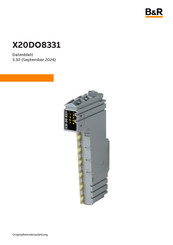 B&R X20DO8331 Bedienungsanleitung