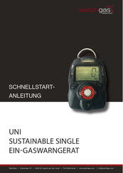WatchGas UNI Schnellstartanleitung