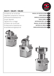 Sammic CA-31 Gebrauchsanweisung
