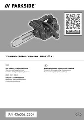 Parkside PBBPS 700 A1 Bedienungs- Und Sicherheitshinweise Originalbetriebsanleitung