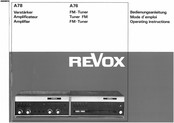 Revox A76 Bedienungsanleitung