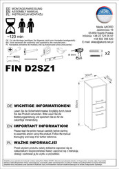 Akord FIN D2SZ1 Montageanweisung