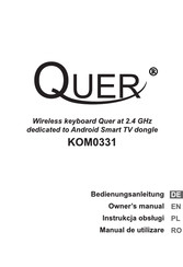 Quer KOM0331 Bedienungsanleitung
