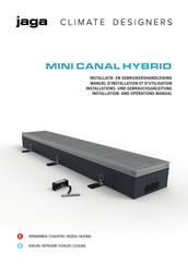 Jaga Mini Canal Hybrid Installations- Und Gebrauchsanleitung