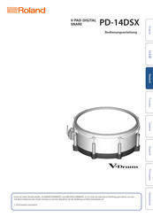 Roland V-Drums PD-14DSX Bedienungsanleitung