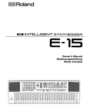 Roland E-15 Bedienungsanleitung