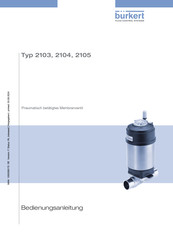 bürkert 2104 Bedienungsanleitung