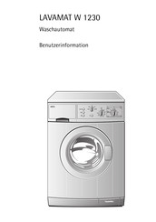 Aeg LAVAMAT W 1230 Benutzerinformation